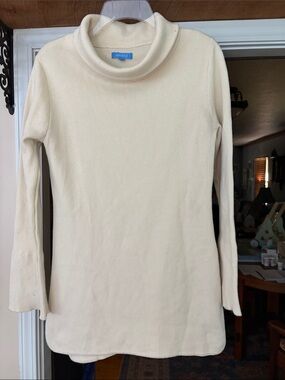 Burgess top knit  funnel neck part cashmere